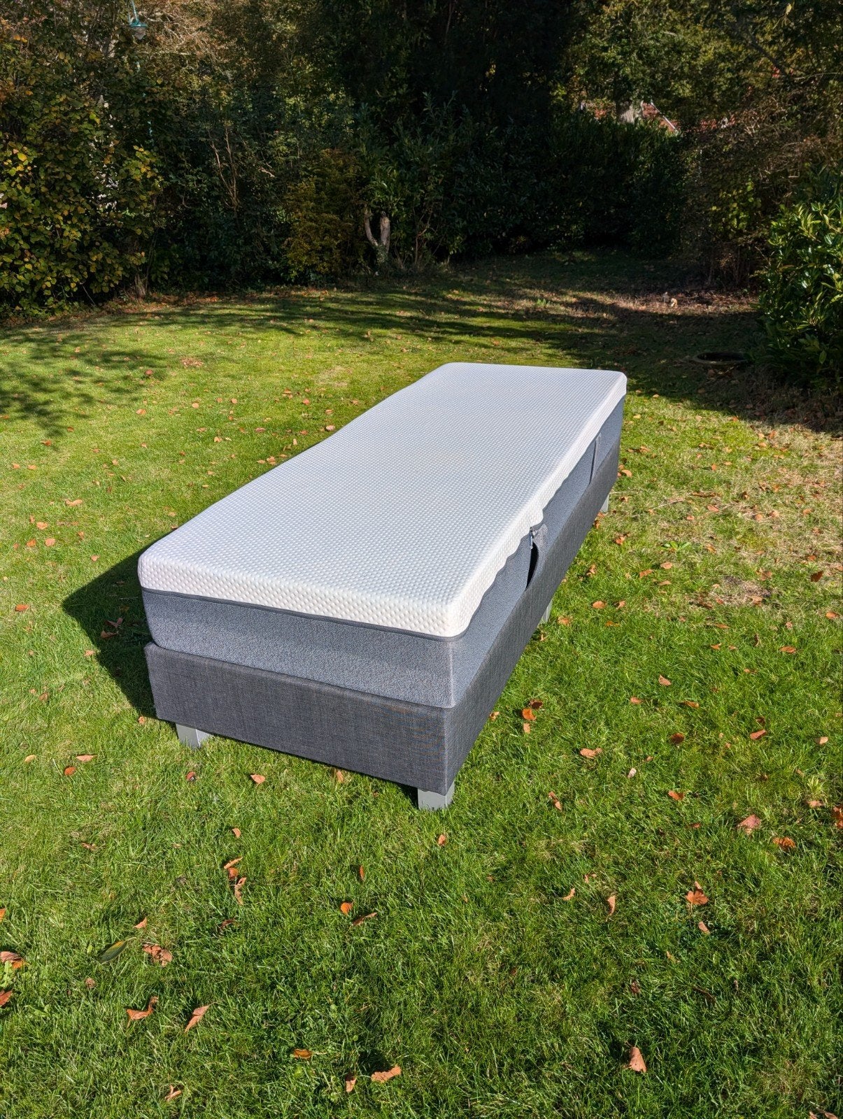 2x Boxspring 80x210 met Emma matras, Ophalen, Eenpersoons, 210 cm, Zo goed als nieuw