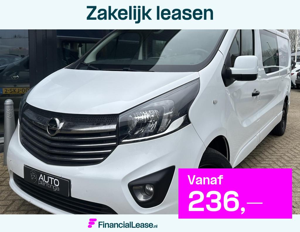 Opel Vivaro 1.6 CDTI L2H1 DC Sport EcoFlex | Dubbel Cabine |, Voorwielaandrijving, 145 pk, Stof, Gebruikt