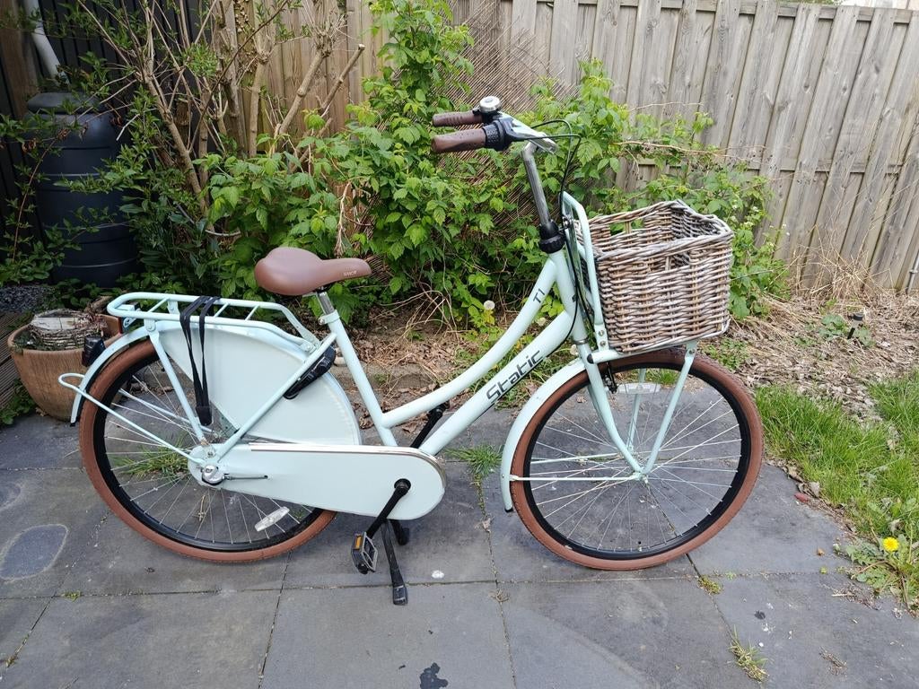 Damesfiets 28 inch Static Cargo N3 Mintgroen, Versnellingen, Static, Zo goed als nieuw, Ophalen