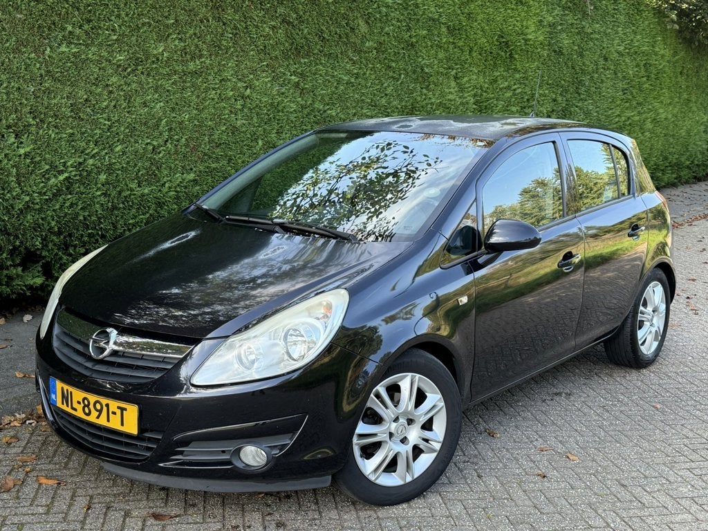 Opel Corsa 1.2-16V Sport/ Elek.Ram/ PDC/Automaat/ Airco, Gebruikt, Zwart, 4 cilinders, Bedrijf