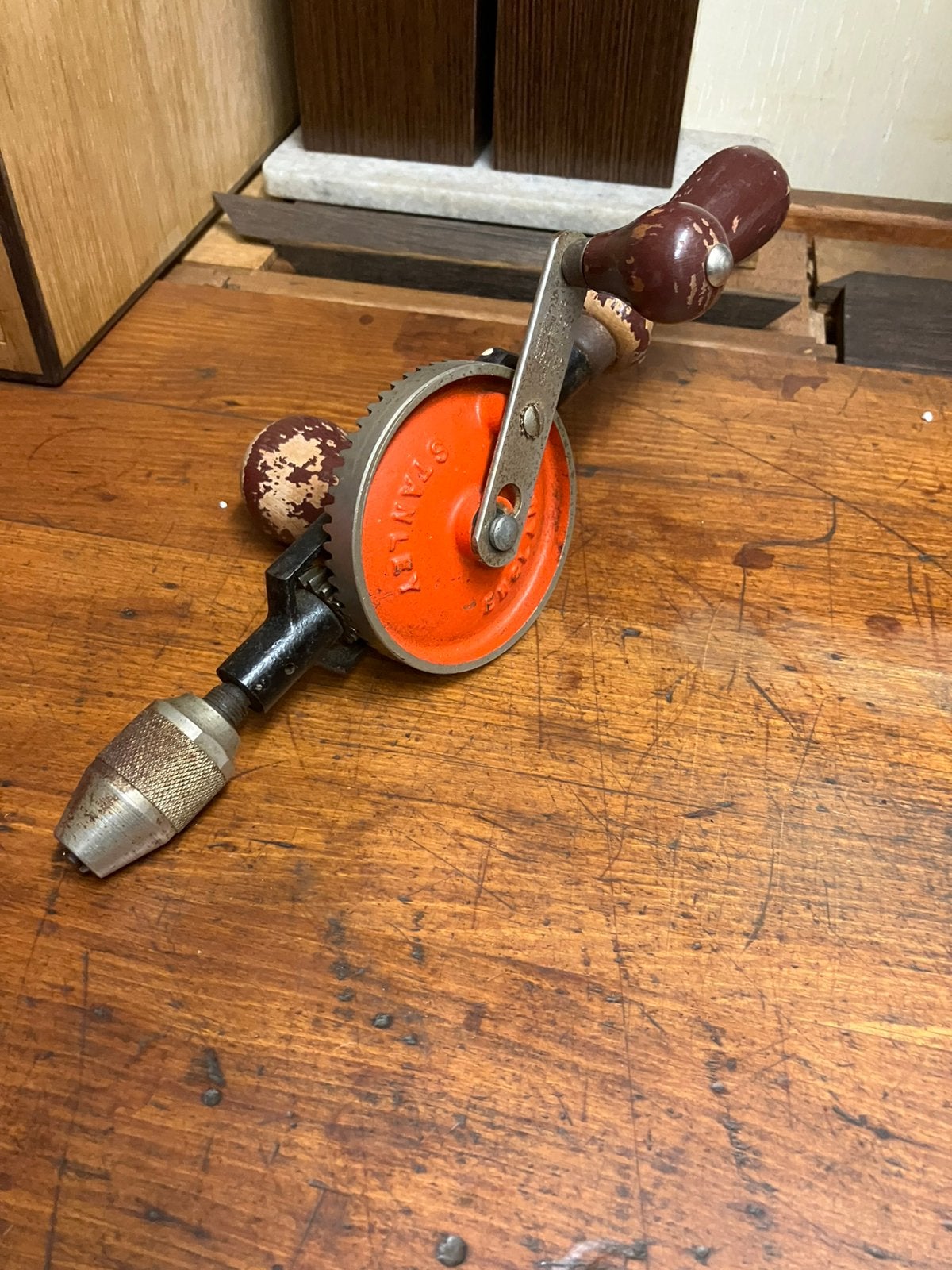 Stanley handboor No.803 in originele doos, Ophalen of Verzenden