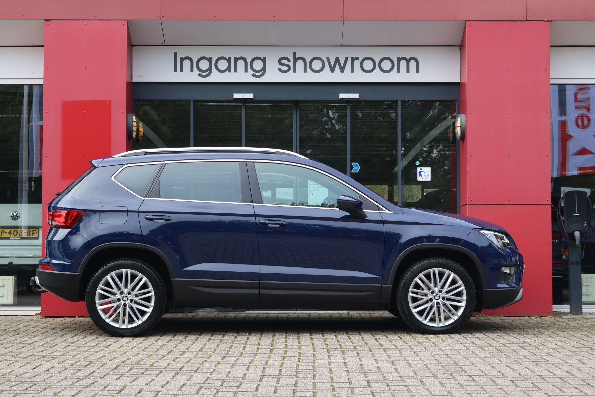 SEAT Ateca 1.4 EcoTSI Xcellence Automaat | LED | Panoramadak, Auto's, Gebruikt, 4 cilinders, 150 pk, Blauw
