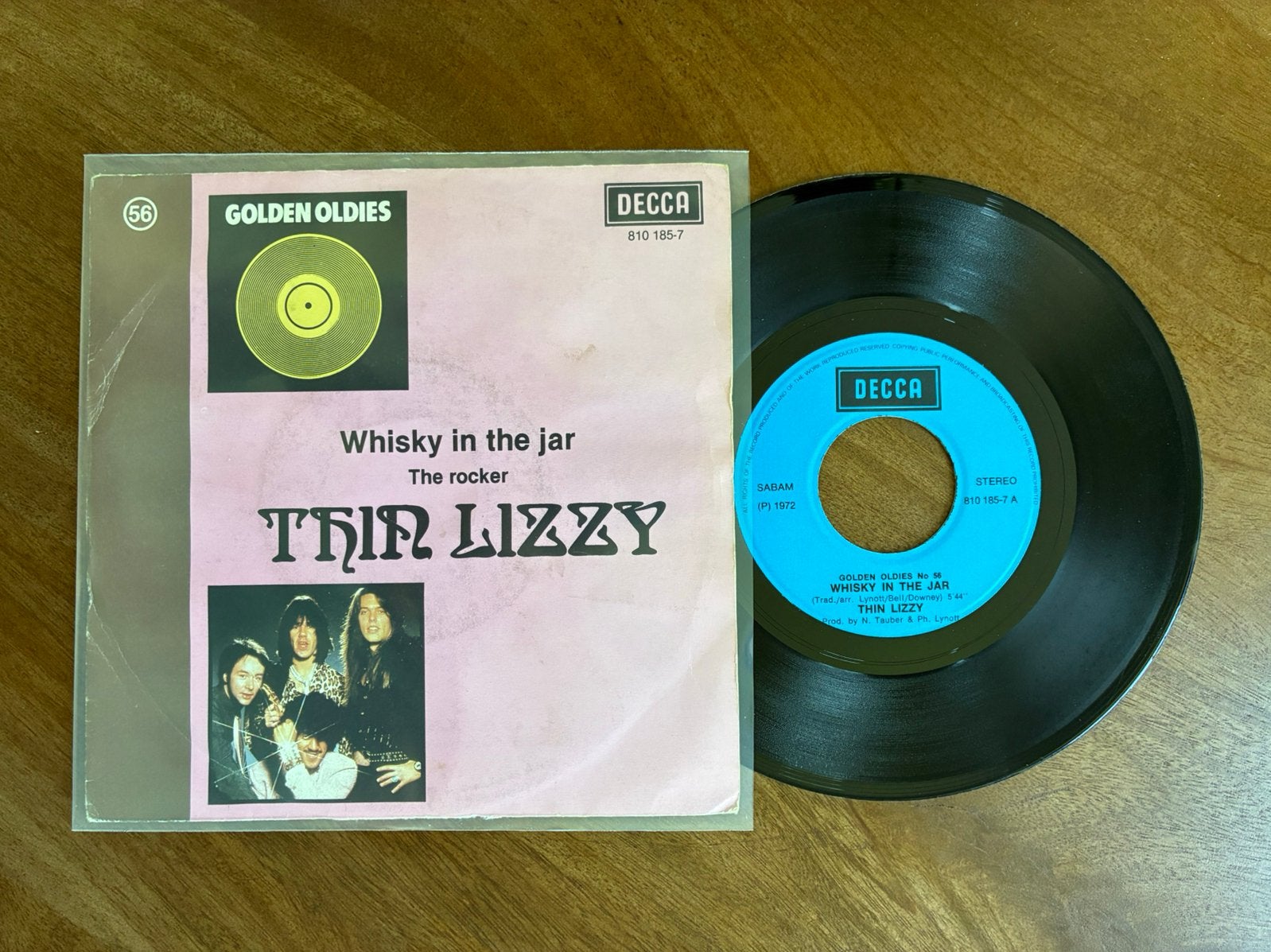 Thin Lizzy - Whisky in the jar / The rocker, Ophalen of Verzenden