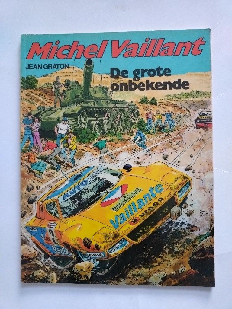 MICHEL VAILLANT 37 - De grote onbekende (1980 - 1e druk), Jean Graton, Eén stripboek, Ophalen of Verzenden, Zo goed als nieuw