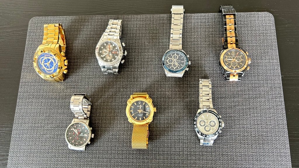 Serie heren horloges met unieke exemplaren, Overige merken, Polshorloge, Ophalen of Verzenden, Zo goed als nieuw