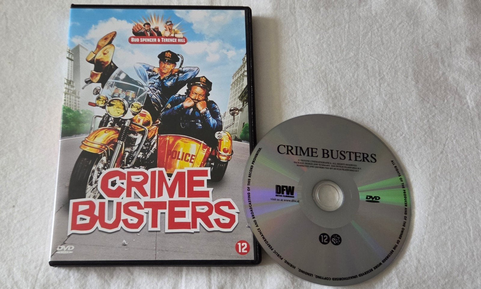 Bud Spencer & Terence Hill Crime Busters Dvd Comedy, Alle leeftijden, Ophalen of Verzenden, Zo goed als nieuw, Actiekomedie