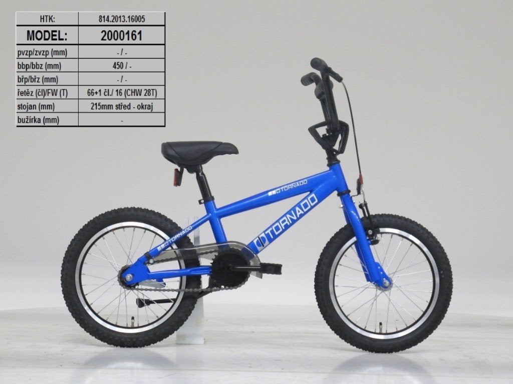 Nieuwe Tornado BMX 16inch, Fietsen en Brommers, Ophalen, Terugtraprem, 16 tot 20 inch, -