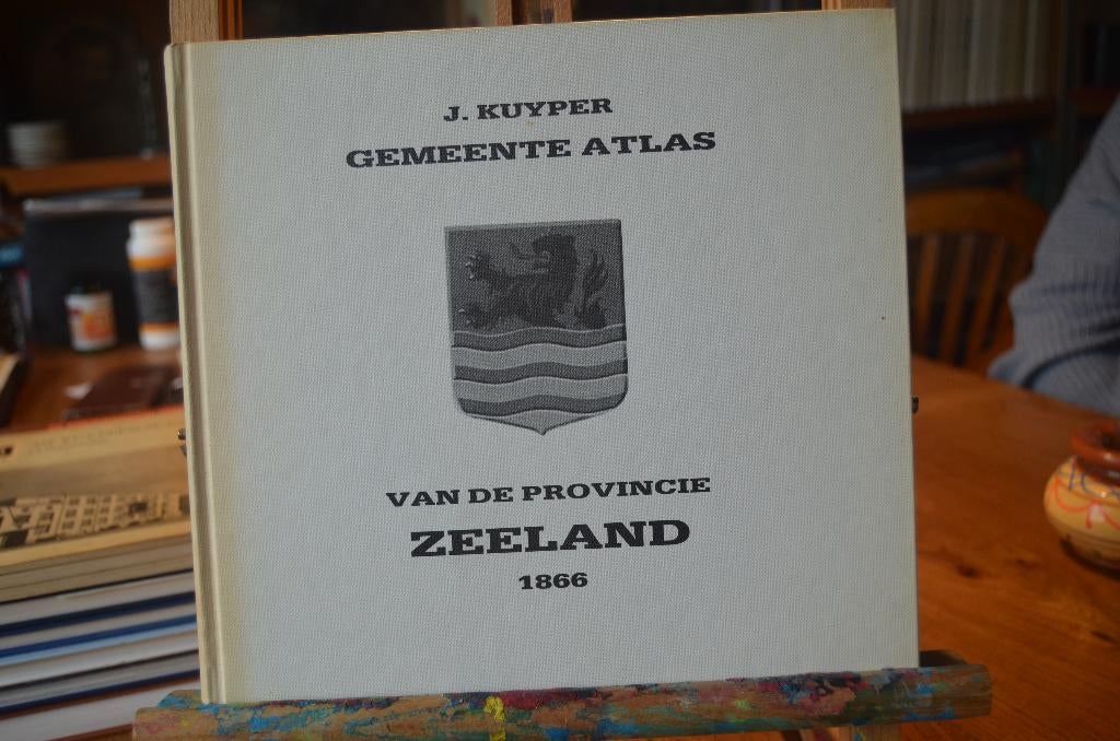 J Kuyper gemeente atlas vd prov. Zeeland, Gelezen, Ophalen of Verzenden, Landkaart, 1800 tot 2000