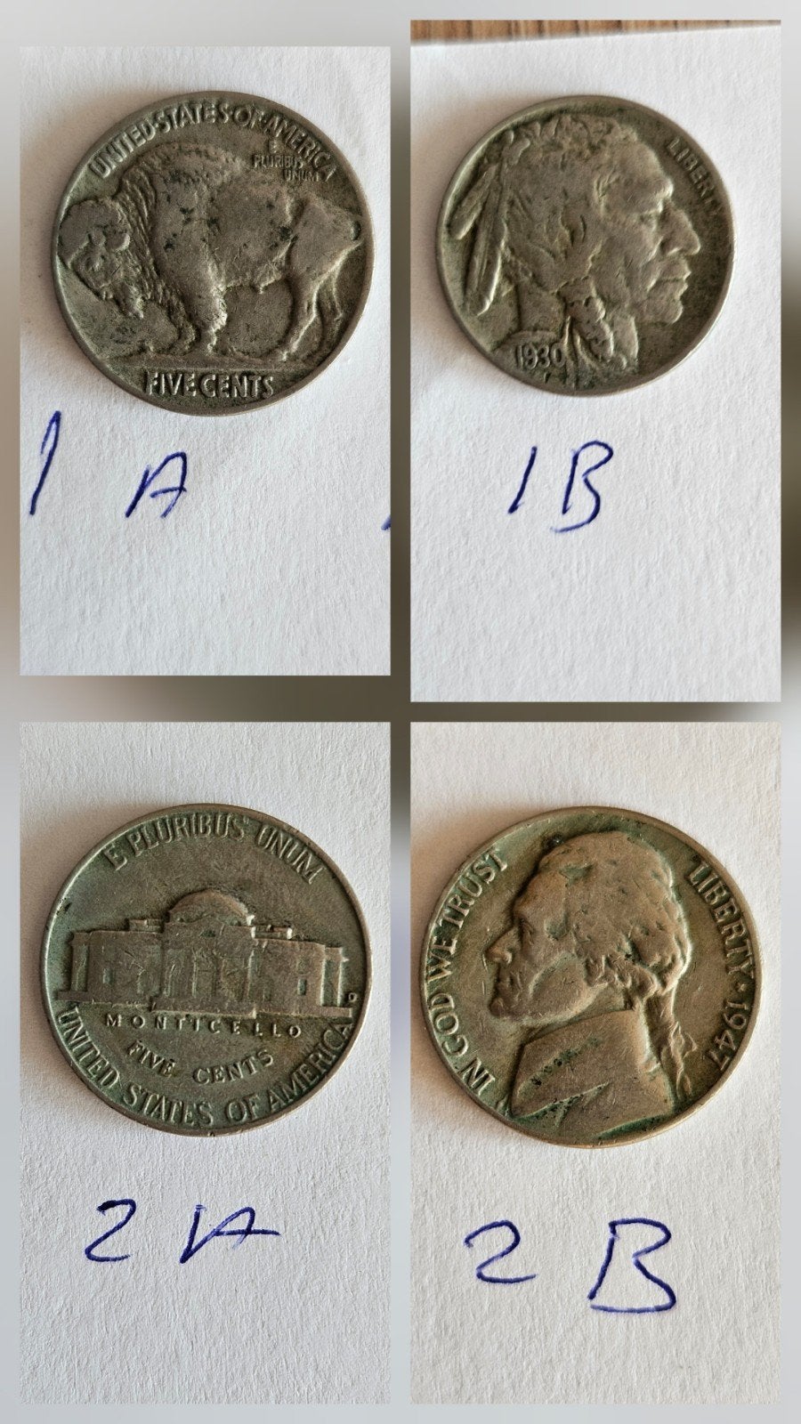 American Buffalo Head, Jefferson nickel en Lincoln Penny, Ophalen of Verzenden, Noord-Amerika, Setje