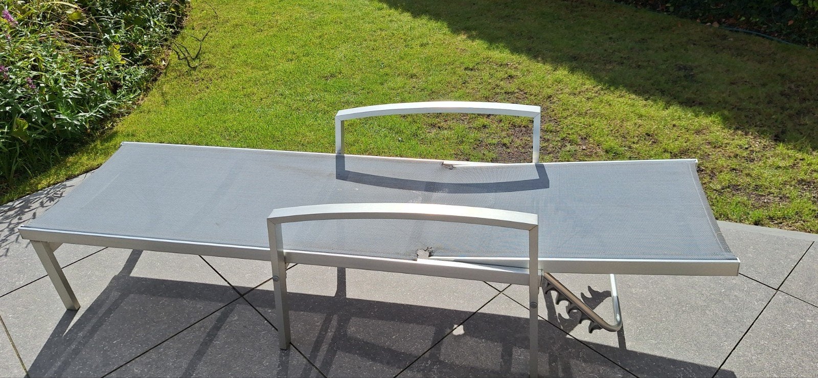 Ligbed met Madison Topline kussen - Verstelbaar, Ophalen, Gebruikt, Aluminium, Verstelbaar