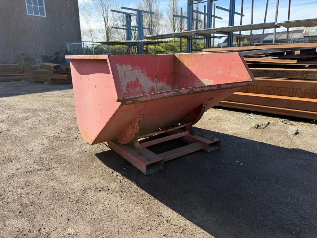 Indapp TKB 1200 kipbak / kiepbak heftruck 1,2 m3, Ophalen