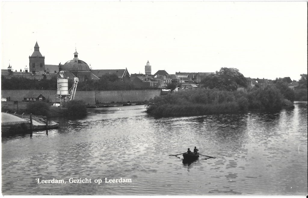 Leerdam, Gezicht op Leerdam. Opruimingskaart, Verzenden, 1960 tot 1980, Ongelopen, Utrecht