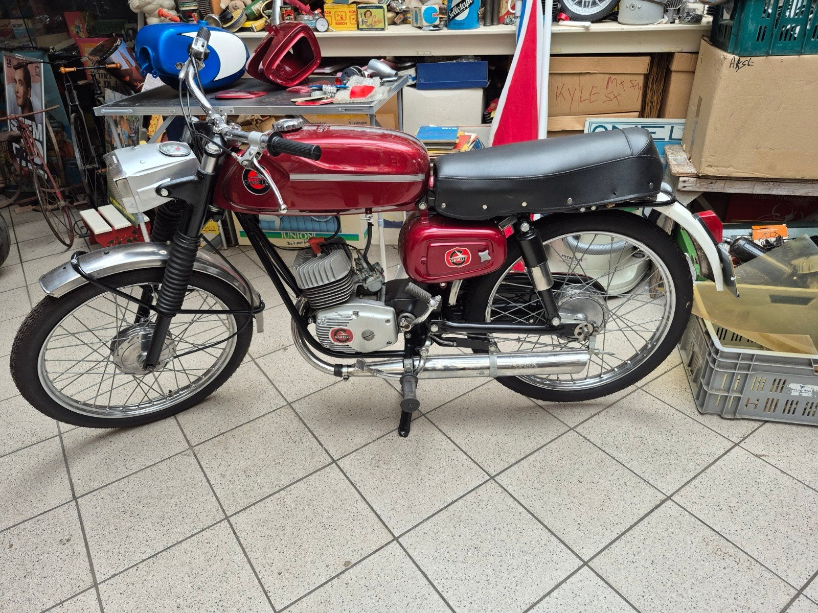 Garelli record 1973 , gerestaureed met kenteken, Fietsen en Brommers, Ophalen of Verzenden, Overige merken