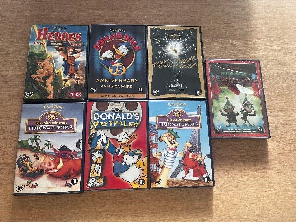 7x Disney DVD - 5 euro per stuk - Origineel en netjes, Alle leeftijden, Ophalen of Verzenden, Zo goed als nieuw
