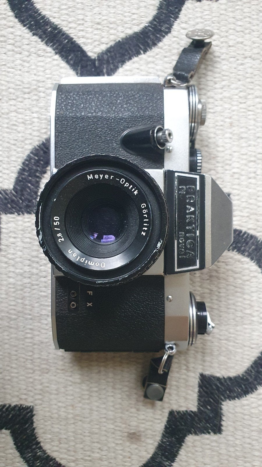Praktica IV Spiegelreflexcamera met Meyer-Optik Görlitz lens, Ophalen, Gebruikt, Spiegelreflex, Overige Merken