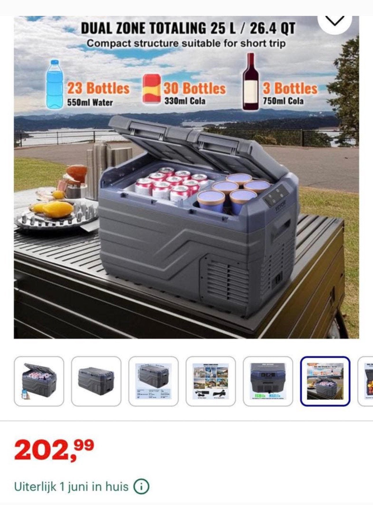 Nieuwe 12V koelkast te koop, Ophalen of Verzenden, Nieuw, Elektrisch