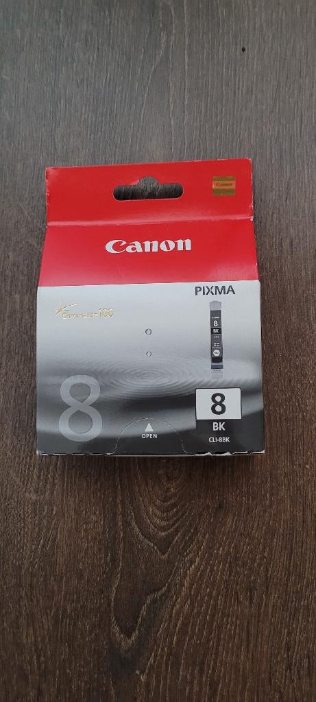 Canon Pixma Originele Inkt Cartridge CLI-8BK, Zwart, Ophalen of Verzenden, Nieuw, Cartridge, Canon