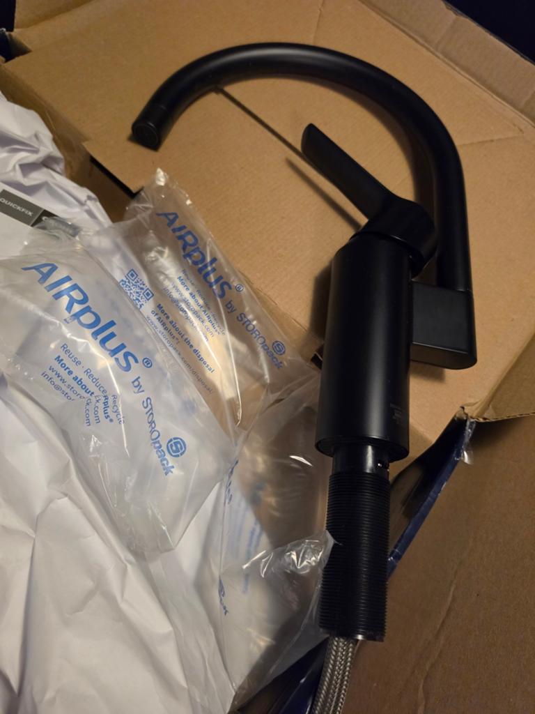 Grohe Start Keukenkraan Zwart - Nieuw in doos, Doe-het-zelf en Verbouw, Sanitair, Ophalen of Verzenden, Nieuw, Rvs, Kraan
