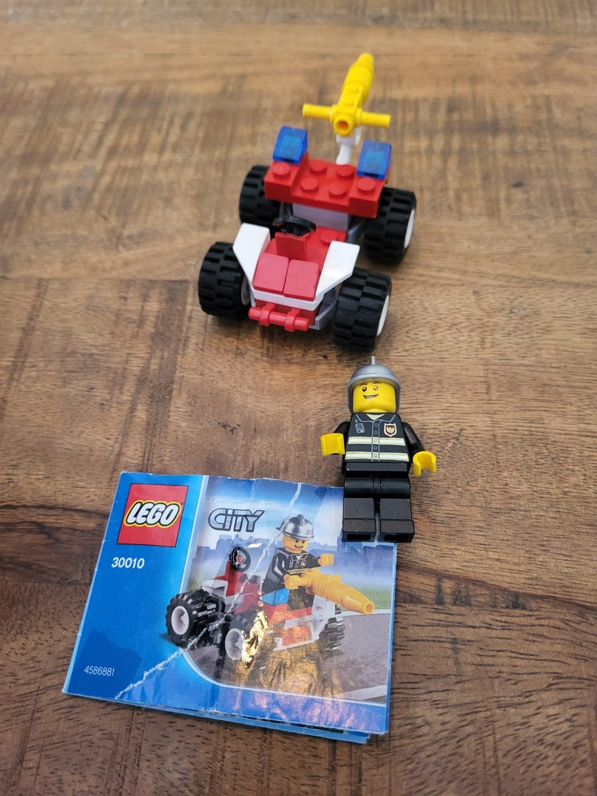 Lego City 30010 Brandweer Quad met Brandweerman, Ophalen of Verzenden