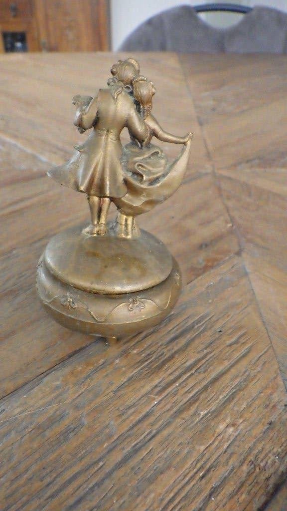 vintage Depose Italië goudkleurig doosje, Ophalen of Verzenden, Overige typen