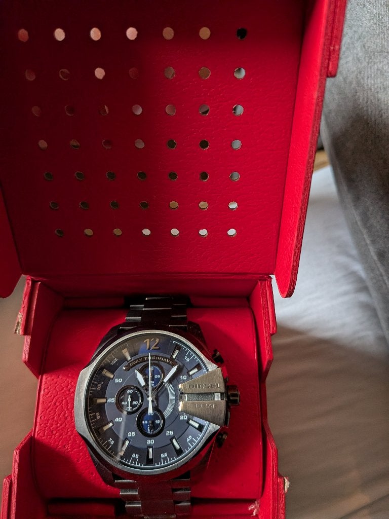 diesel horloge, Overige merken, Staal, Staal, Polshorloge