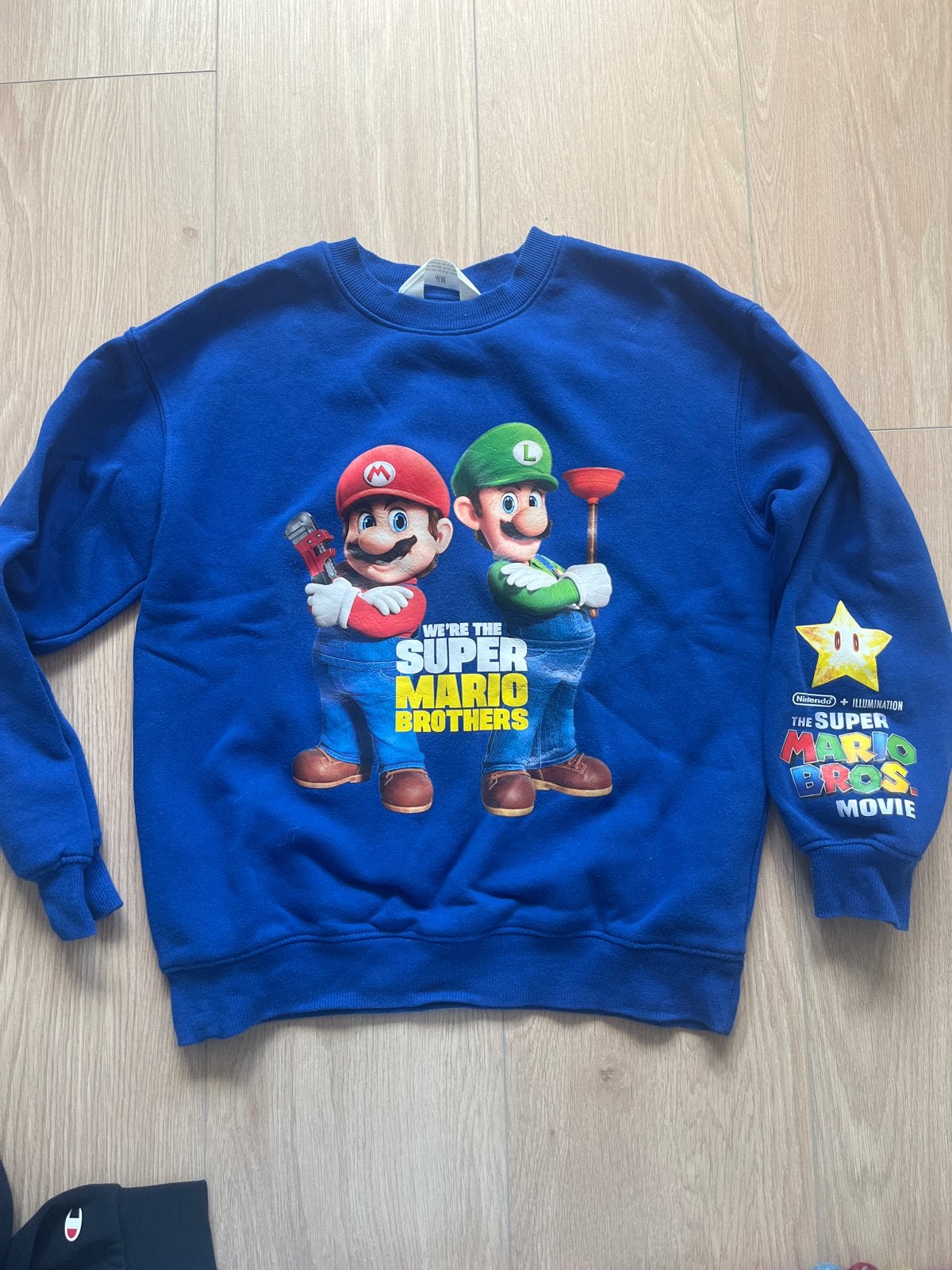 H&M Super Mario Bros. Trui Maat 134/140, Ophalen of Verzenden, Zo goed als nieuw, Jongen, Trui of Vest