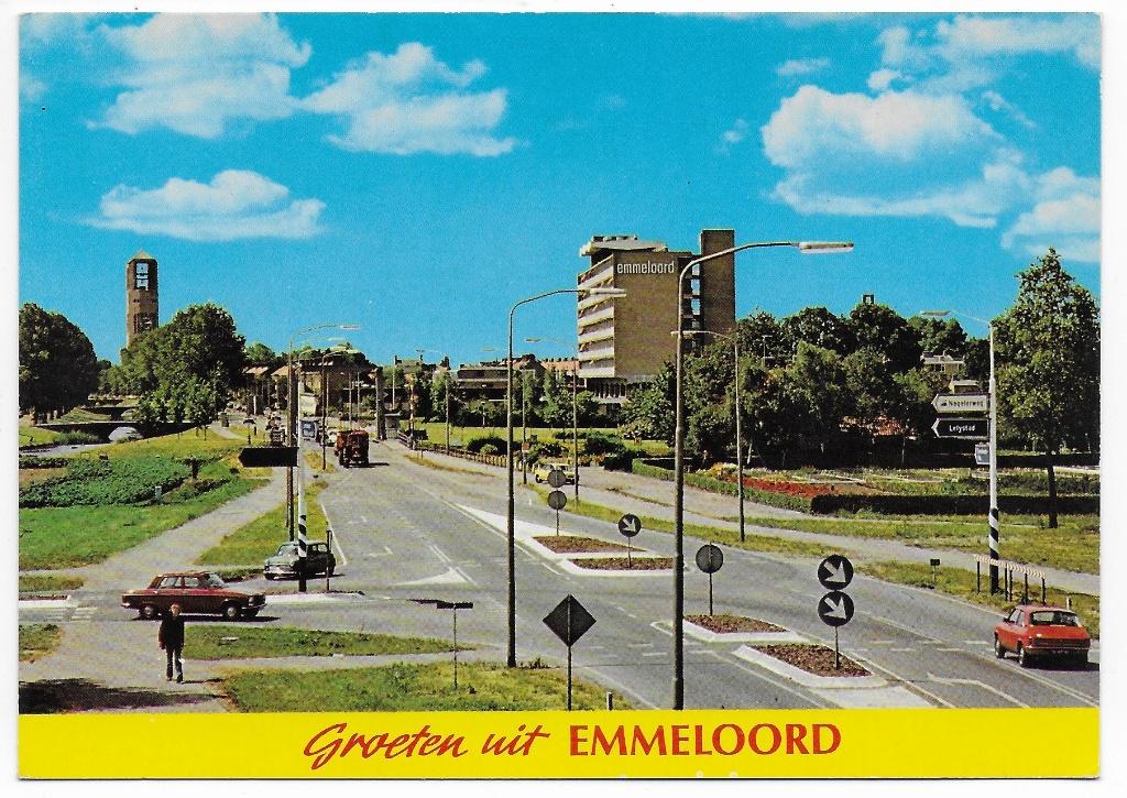 Emmeloord Ongelopen Ansichtkaart ( B5566 ), Verzamelen, Ophalen of Verzenden, 1980 tot heden, Ongelopen, Gelderland
