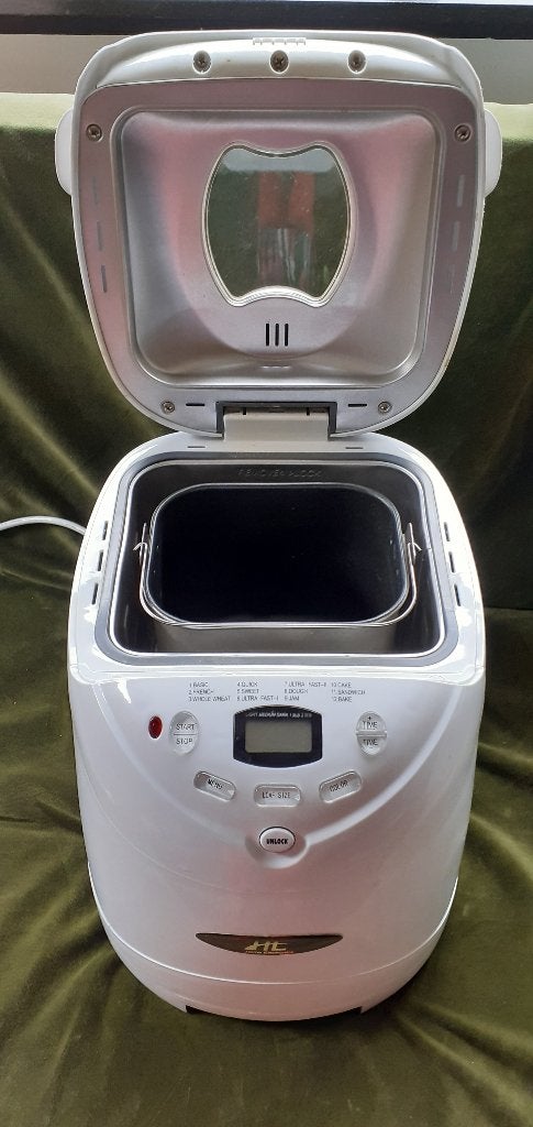broodbakmachine, Witgoed en Apparatuur, Broodbakmachines, Zo goed als nieuw, Met timer, 800 tot 1200 gram deeg, Kijkvenster, Ophalen