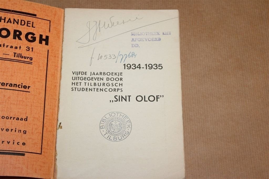 Sint Olof Tilburg — 5e Jaarboekje 1934-1935, Ophalen of Verzenden, Gelezen