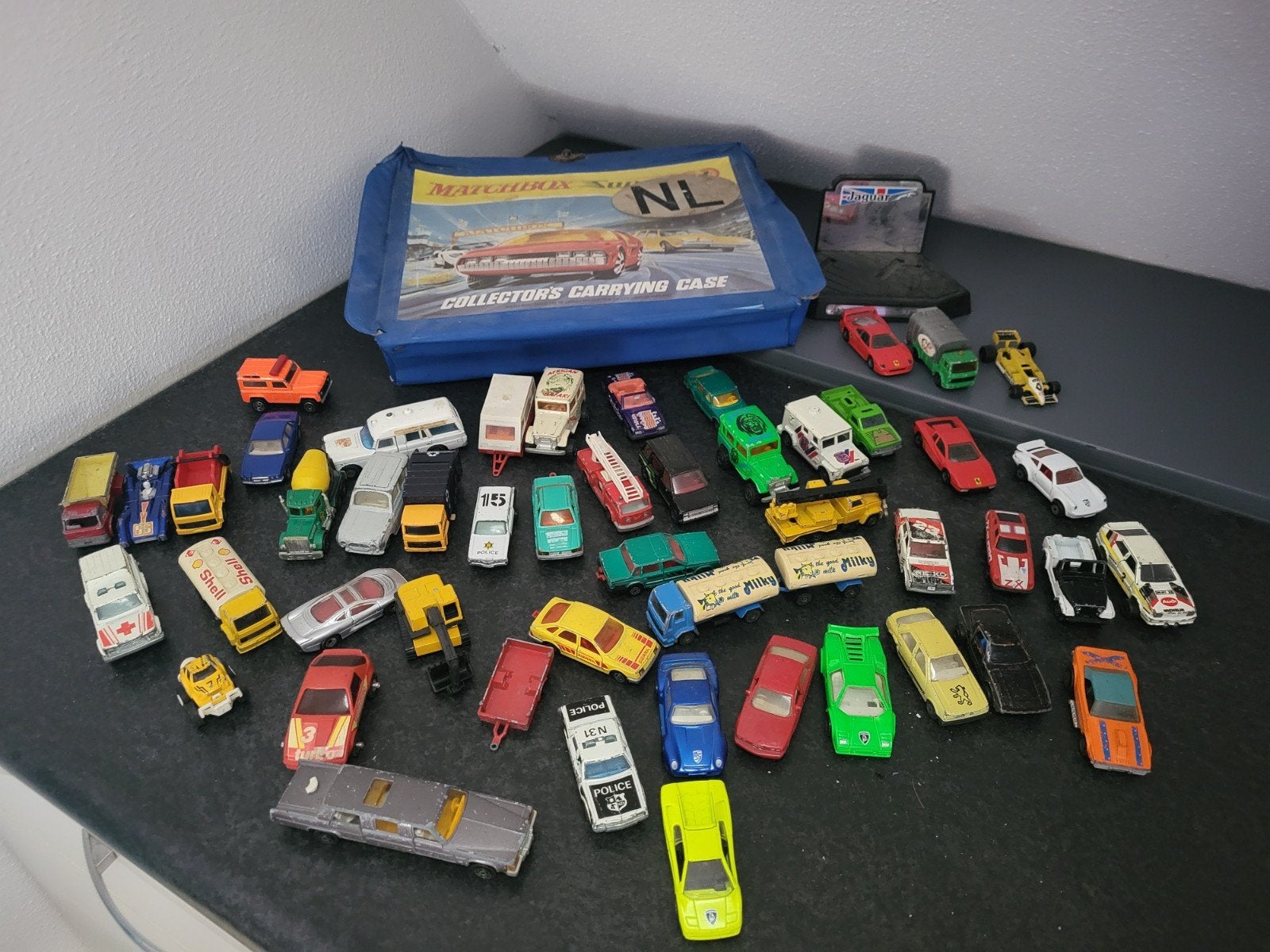 Matchbox verzameling met koffer - Vintage speelgoedauto's, Ophalen of Verzenden, Gebruikt