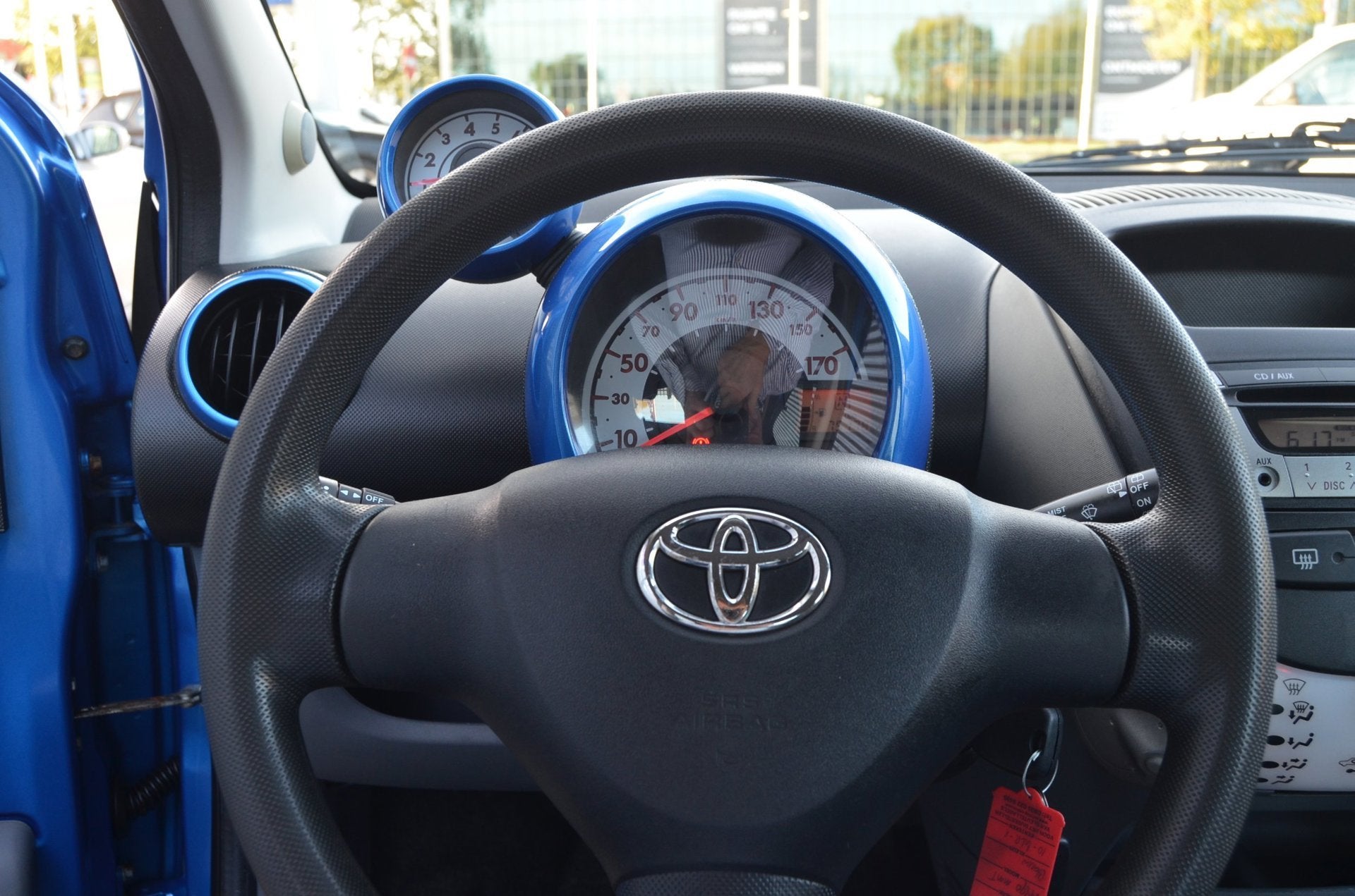 Toyota Aygo 1.0-12V Dynamic Blue|AUTOMAAT|75000KM!|AIRCO|5 D, Auto's, Gebruikt, 68 pk, Origineel Nederlands, Bedrijf