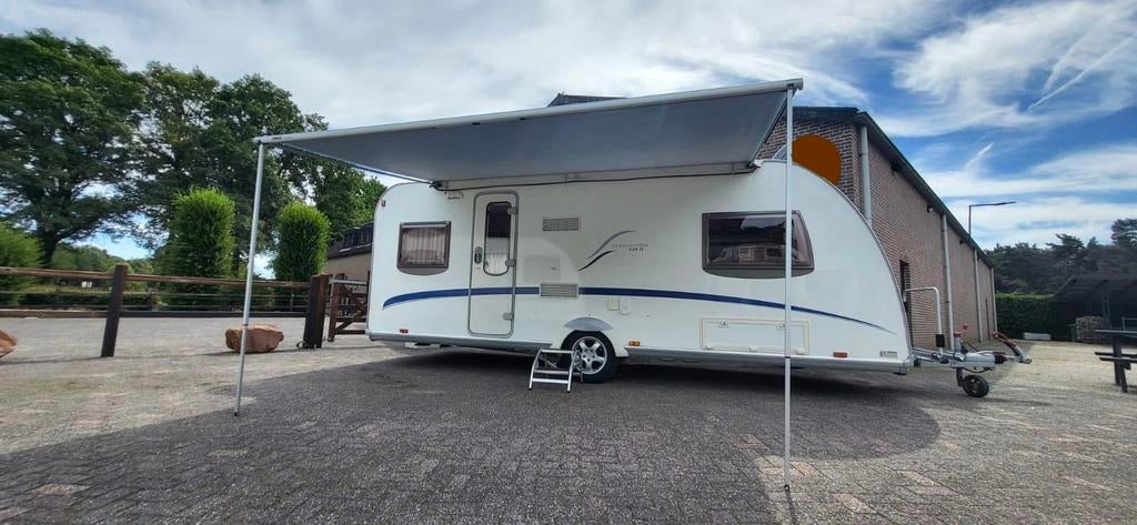 Bürstner Trecento 525 TL 2008 - Ruime caravan voor 2 pers., Caravans en Kamperen, Caravans, Standaardzit, Tot en met 2, Particulier