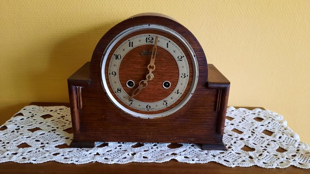 Vintage KLOK, Ophalen of Verzenden, Gebruikt, Wandklok