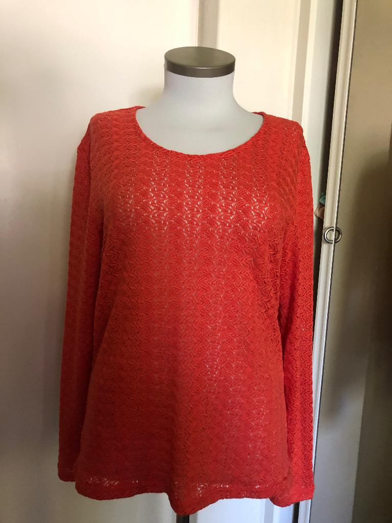 zomertrui Jacqueline de Yong XL koraal NIEUW, Maat 46/48 (XL) of groter, Nieuw, Ophalen of Verzenden, Rood