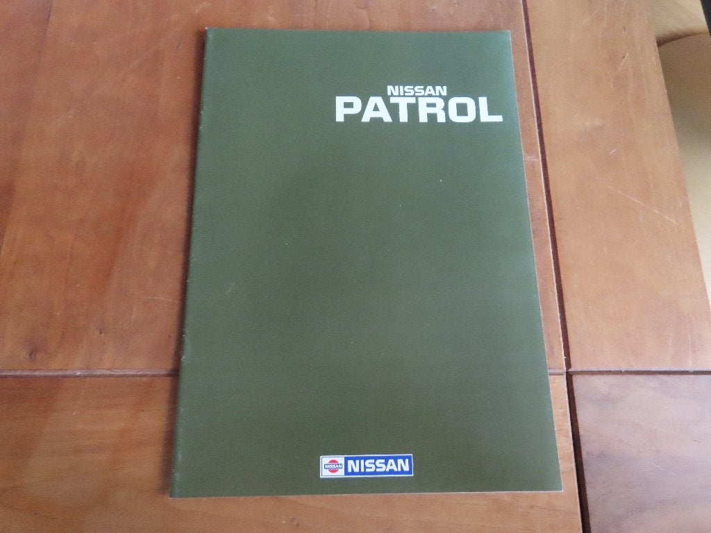 Folder Nissan Patrol GR 1998, Ophalen of Verzenden, Zo goed als nieuw, Nissan, NISSAN
