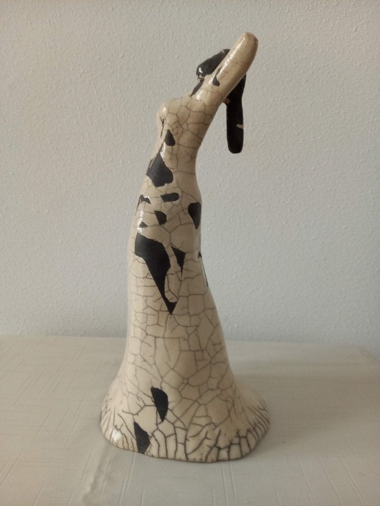 RAKU BEELD, keramiek, Ophalen, Nieuw, Mens