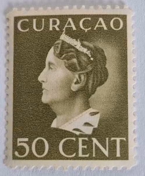 Curaçao 1941-1942 - nvph 150 - Koningin Wilhelmina, Ophalen of Verzenden, Postfris