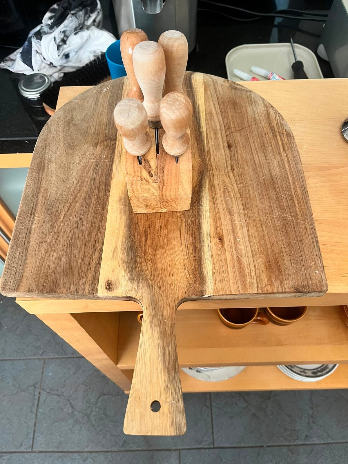 Houten kaasplank, Ophalen, Gebruikt, Hout, Snij-/serveerplank