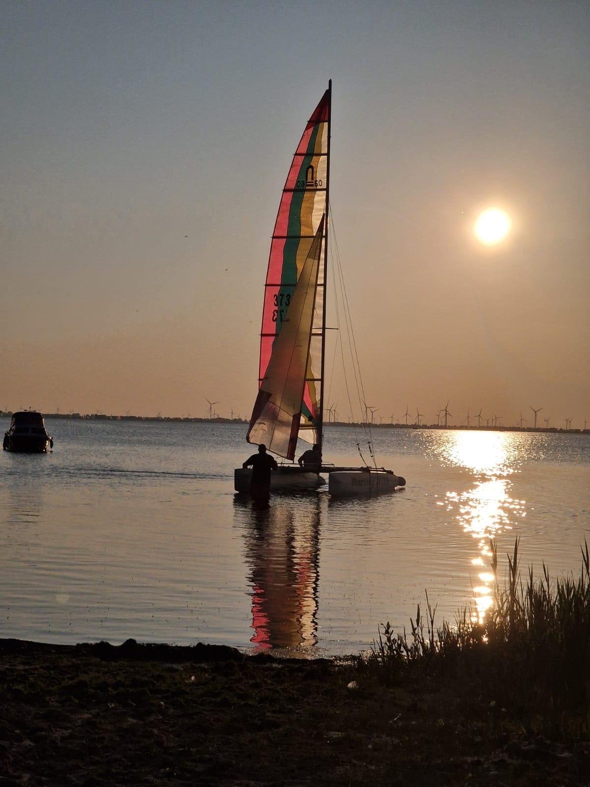 Nacra 6.0 Catamaran met trailer en strandtrailer, Ophalen, Gebruikt