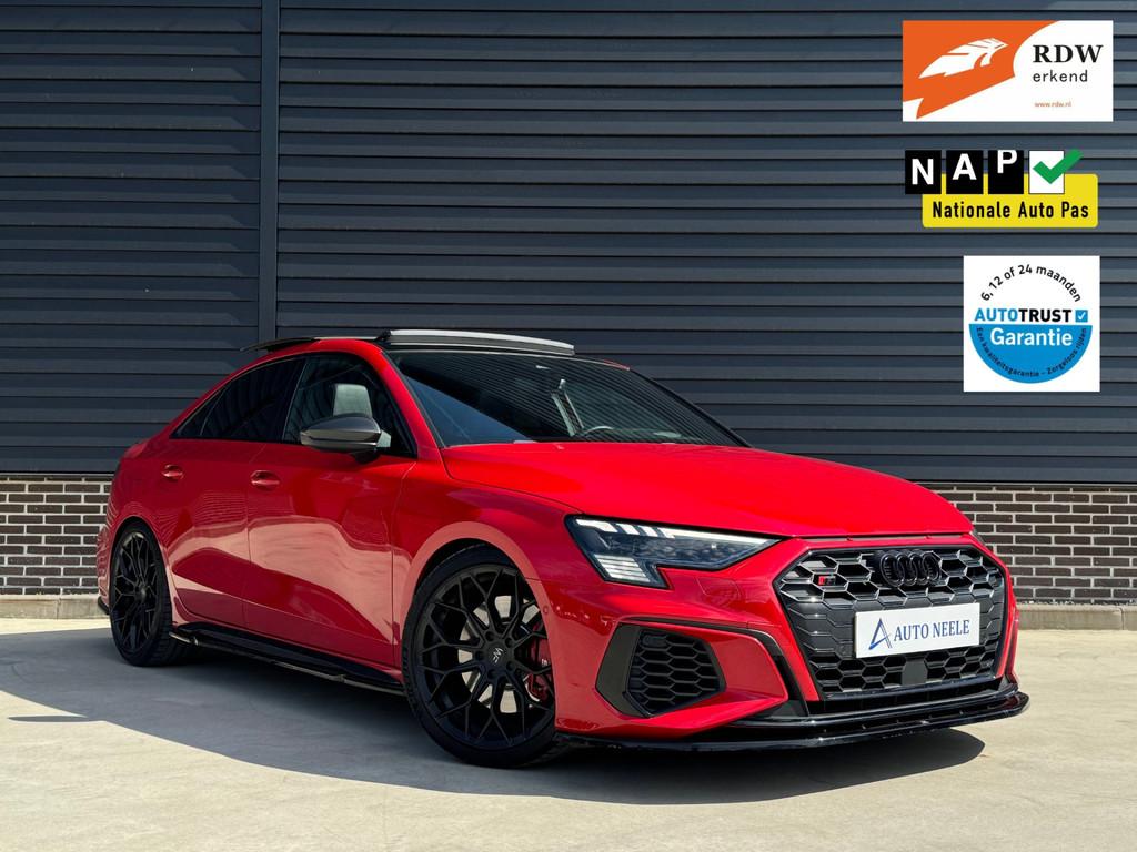 Audi S3 2.0 TFSI Quattro NAP, PANO, Massage, B&O, Dodehoek, Automaat, S3, Gebruikt, 4 cilinders