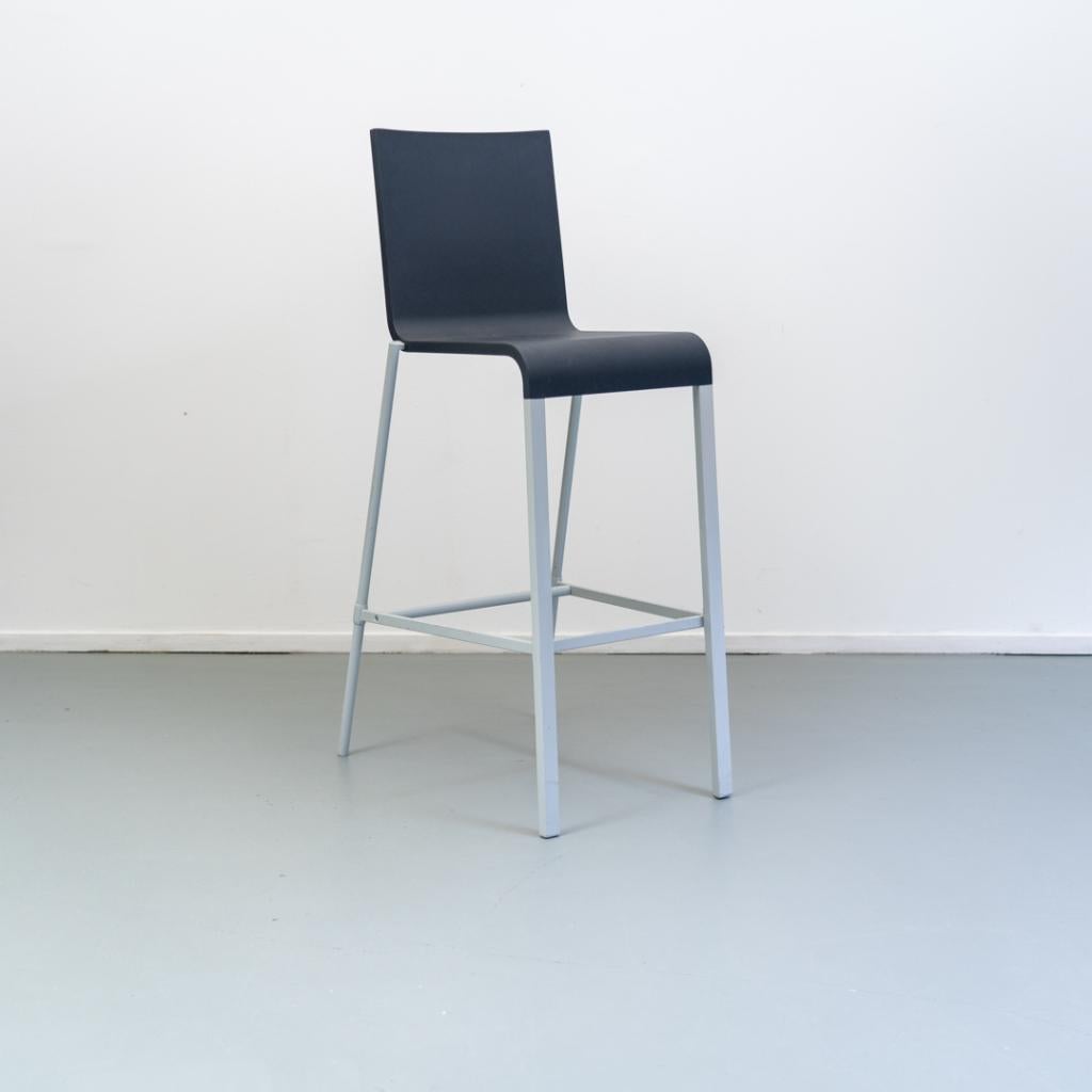 1 Vitra Maarten van Severen Kruk Blauw, Niet ingevuld, Niet ingevuld, Ophalen of Verzenden, Zo goed als nieuw