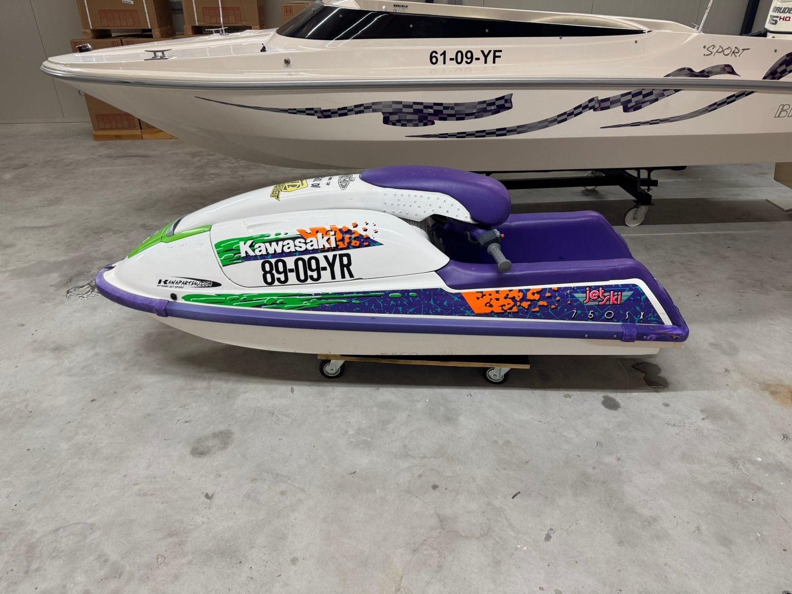 Kawasaki 750sx jetski, Watersport en Boten, Ophalen, Gebruikt