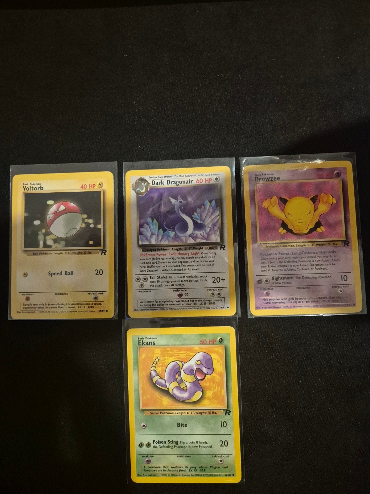Team Rocket Kaarten, Ophalen of Verzenden, Gebruikt, Meerdere kaarten
