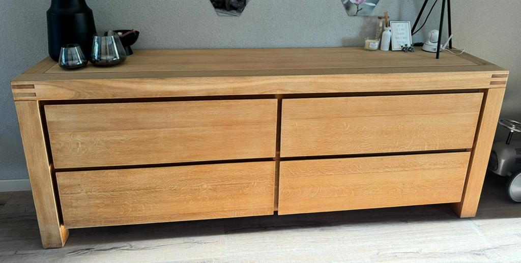 Dressoir  serie “clear” goossens, Huis en Inrichting, Ophalen, Gebruikt, 200 cm of meer, 200 cm of meer