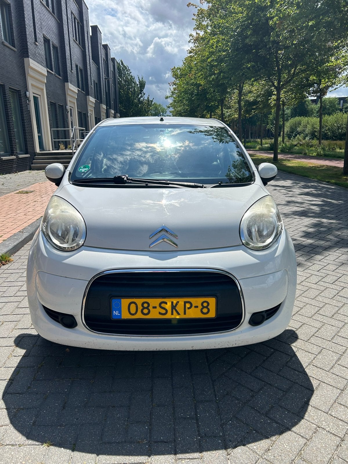 Citroën C1 1.0i 68PK 5D 2011 Wit, Voorwielaandrijving, Euro 5, Stof, Zwart