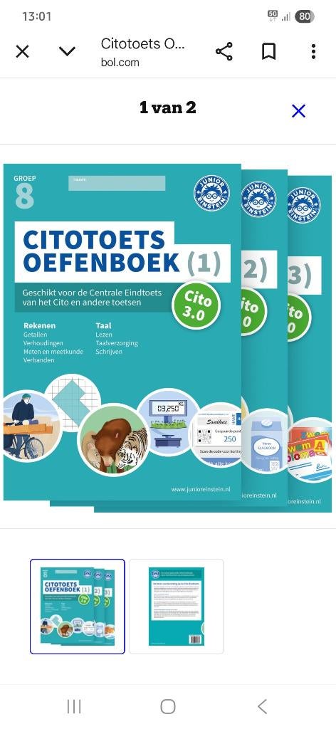 Einstein citotoets groep 8 pdf, Verzenden, Nieuw, Overige niveaus