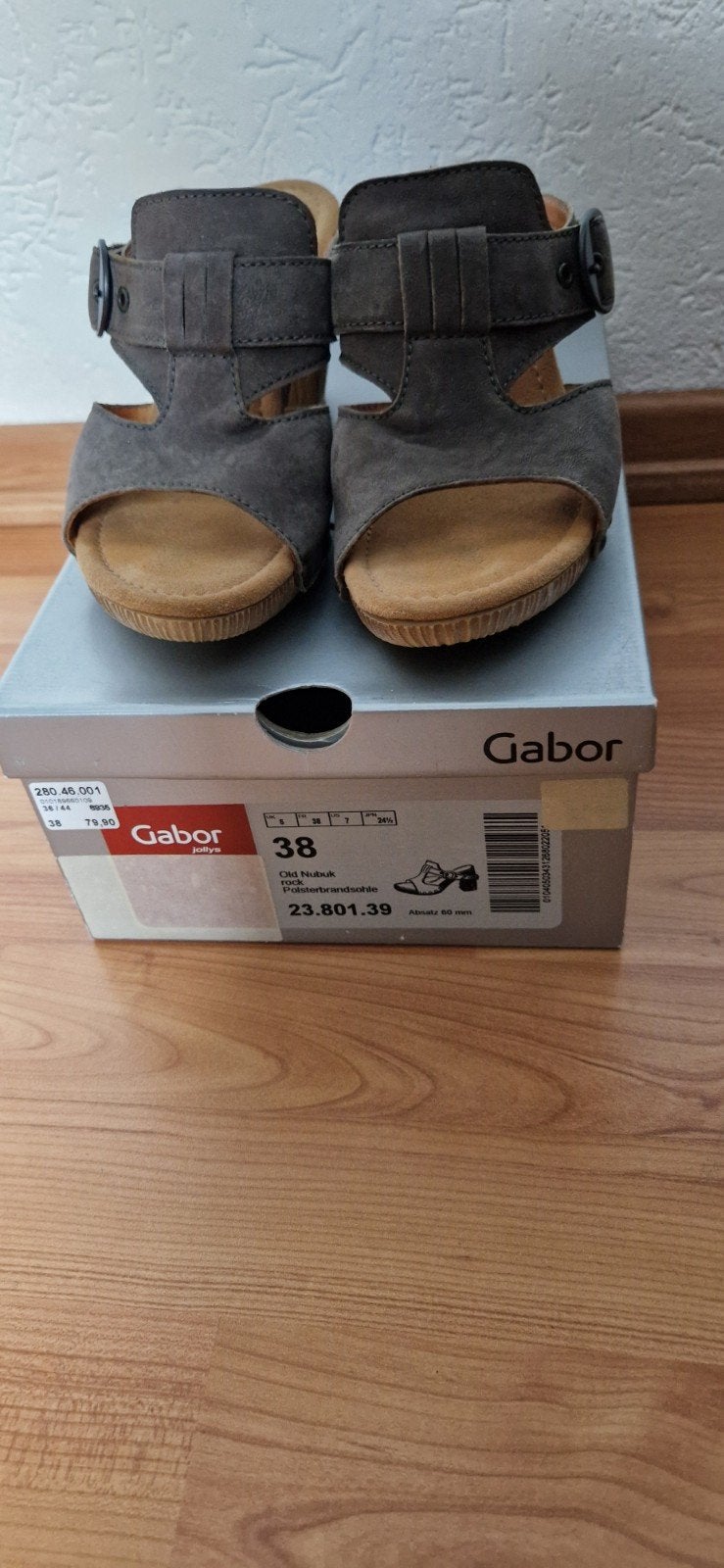 Gabor sandalen zo goed als nieuw maat 38, Kleding | Dames, Schoenen, Gabor, Zo goed als nieuw, Grijs, Sandalen of Muiltjes