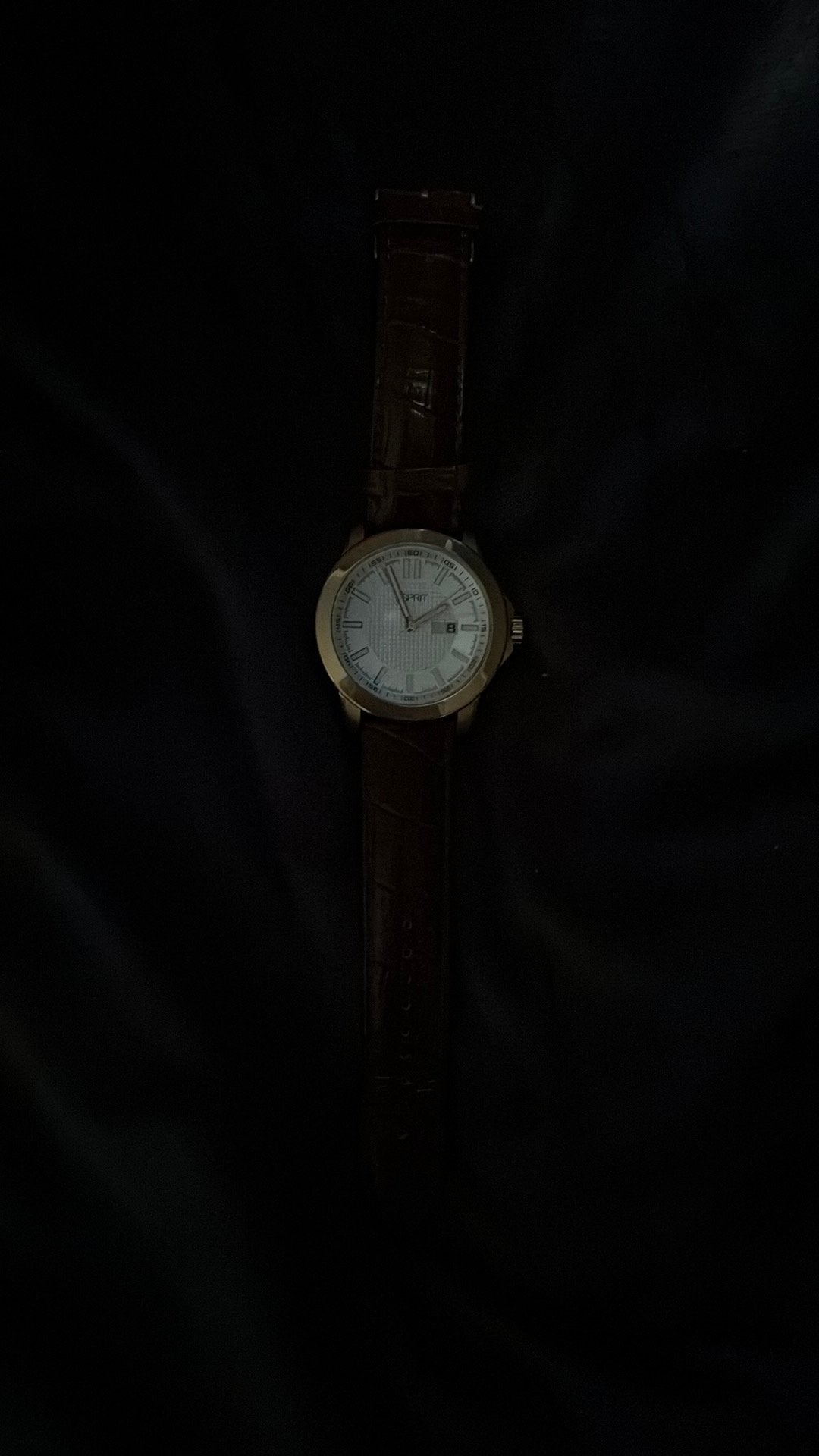 2 horloges Esprit & OOZOO – goede staat, Overige merken, Leer, Staal, Polshorloge