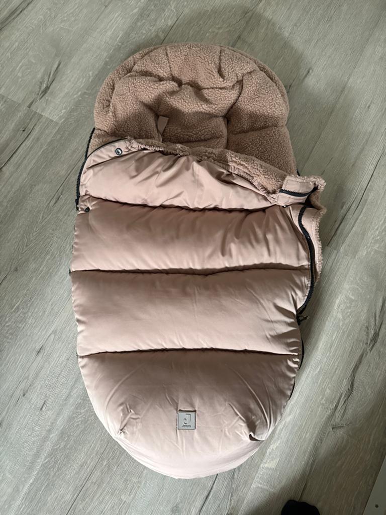 Jollein voetenzak winter oudroze - nieuw, Ophalen of Verzenden, Zo goed als nieuw, 70 tot 85 cm, Overige typen