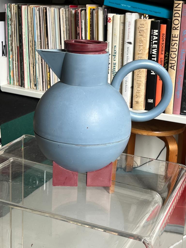 Alessi Thermoskan michael graves euclid Vintage Design, Kunststof, Ophalen of Verzenden, Alessi, Gebruikt